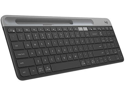 cumpără Logitech K580 Slim Multi-Device Wireless Keyboard Graphite, Bluetooth, Logitech Unifying, 920-009275 (tastatura fara fir/беспроводная клавиатура) în Chișinău 