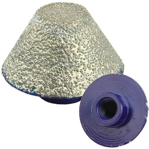 купить Набор головок, бит, насадок MAR-POL M22805 Коническая алмазная фреза M14 20-48 мм в Кишинёве 