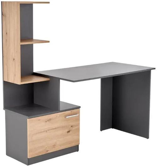 купить Офисный стол Halmar 92700533 MISO (antracite) в Кишинёве 