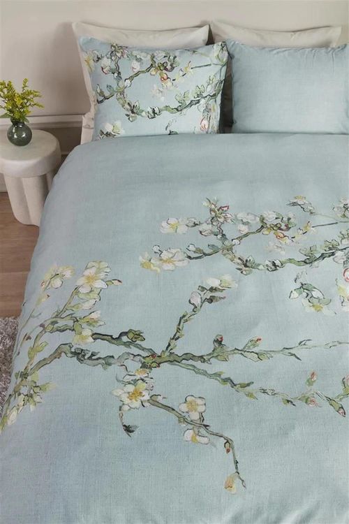 cumpără Lenjerie de pat Beddinghouse 330276 (Van Gogh) Blossom 140x200/220 Blue Grey în Chișinău 