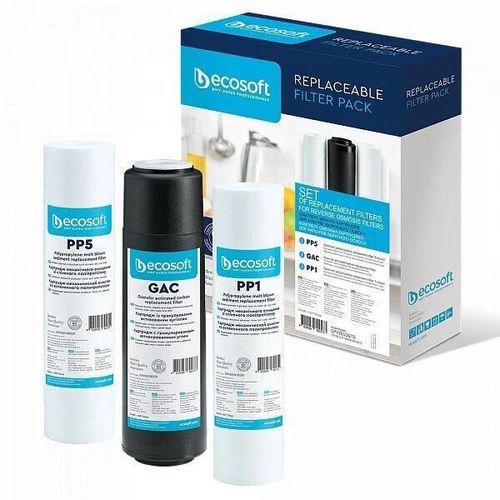 купить Картридж для проточных фильтров Ecosoft set p/u sistem cu osmoza inversa PURE AQUACALCIUM (47EK0607) в Кишинёве 