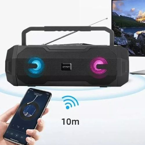 cumpără Boxă portativă Bluetooth Helmet You Qi You YY-804 with Radio and Lantern, Black în Chișinău 