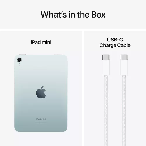 купить Планшетный компьютер Apple iPad mini 7 2024 Wi-Fi 256GB Blue MXNC3 в Кишинёве 