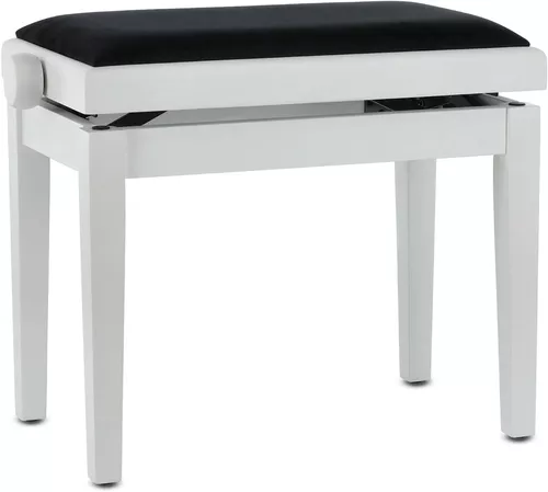купить Аксессуар для музыкальных инструментов GEWA Bench Deluxe White matt Seat black - 130020 в Кишинёве 