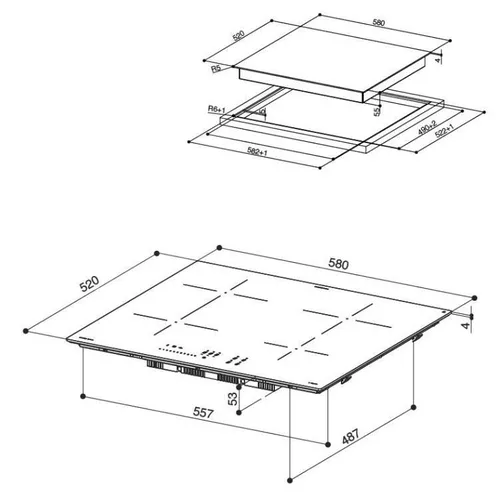 cumpără Plită încorporabilă electrică Faber FCH 64 BK KL în Chișinău 