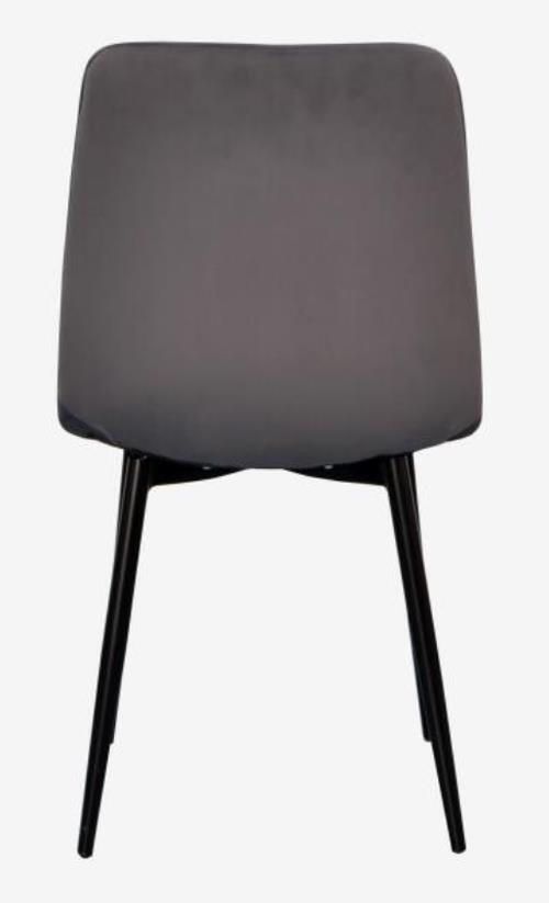 купить Комплект стол и стулья Evelin di Costacurta стол DT-432-1R B + 6 стульев XR-154B Dark Grey57 в Кишинёве 