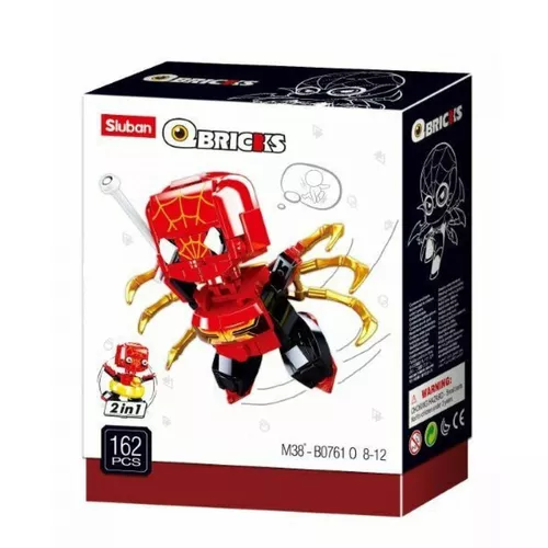 cumpără Set de construcție Sluban B0761O QBRICKS SPIDER 2in1 în Chișinău 