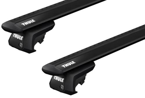 купить Багажная система THULE Wing Bar+опора Evo Raised Rail 7104 черный в Кишинёве 