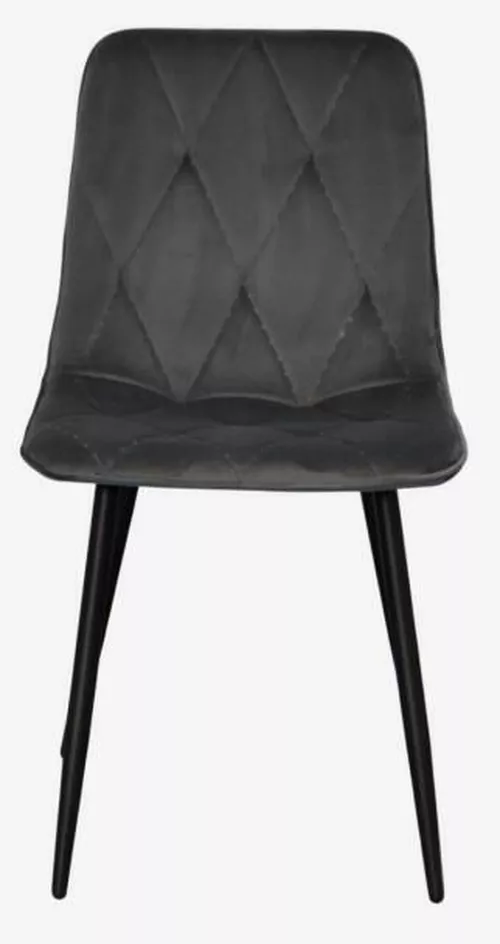 купить Комплект стол и стулья Evelin di Costacurta cтол DT-404-6B + 3 стула YTC-080B Bluvel-14 (Dark grey) в Кишинёве 