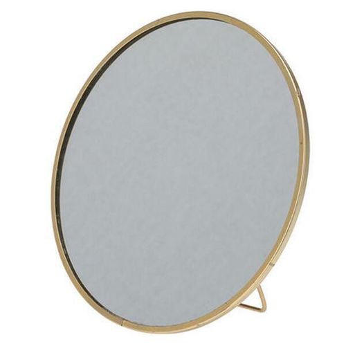 купить Косметическое зеркало Promstore 48425 Зеркало на подставке NVT D15cm, рама золотая металл в Кишинёве 