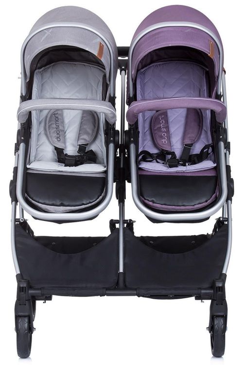 купить Детская коляска Chipolino Duo Smart KBDS02206AL anthracite/ lilac в Кишинёве 