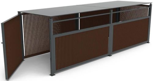 cumpără Mobilier urban Kidigo 322033 Пергола для мусорных контейнеров на 4 урны în Chișinău 