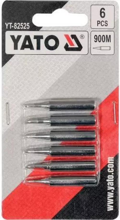 купить Паяльник Yato YT82525 varfuri de lipit 900m set 6 buc (blister) в Кишинёве 