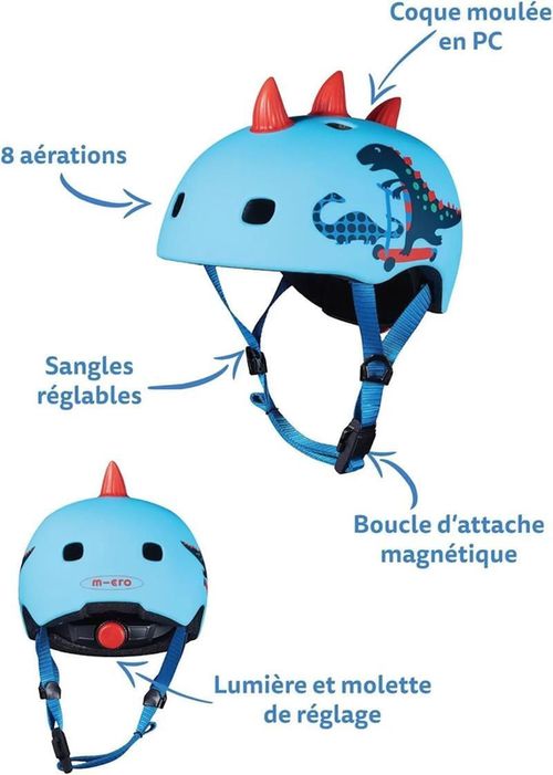 купить Защитный шлем Micro AC2094BX Casca de protectie PC 3D Scootersaurus S в Кишинёве 