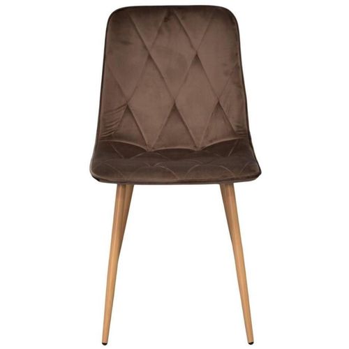 купить Стул Evelin di Costacurta YTC-080Wo, BLUVEL38 (Brown) в Кишинёве 