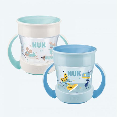 Canuta-anticurgere NUK Magic Mini Cup cu manere (6+ luni) 160 ml 