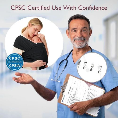 cumpără Marsupiu pentru copii Momcozy CR001-BL00NB-A Sling pentru purtarea bebelusilor Wrap Black în Chișinău 