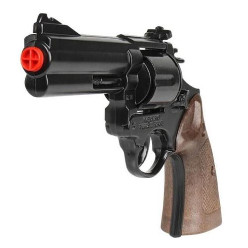 купить Игрушечное оружие Gonher 3123/6 Revolver Politie negru (12 gloante), 61604 в Кишинёве 