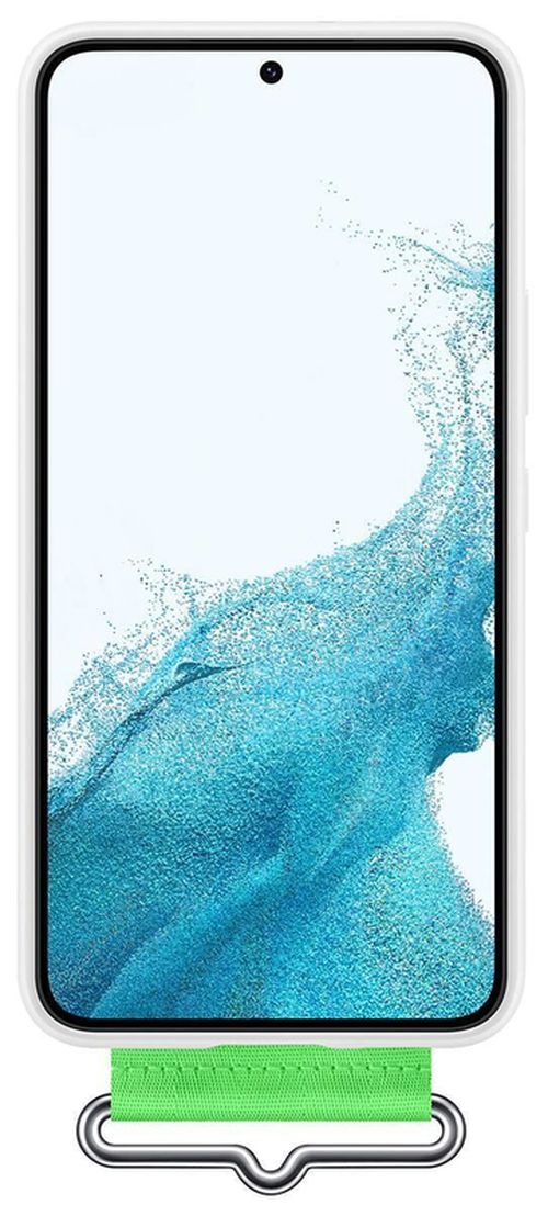 купить Чехол для смартфона Samsung EF-GS901 Silicone with Strap Cover White в Кишинёве 