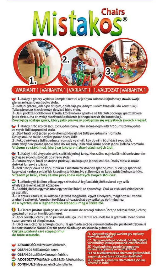 cumpără Puzzle Trefl 02179 Game - Mistakos Chairs 3 players în Chișinău 