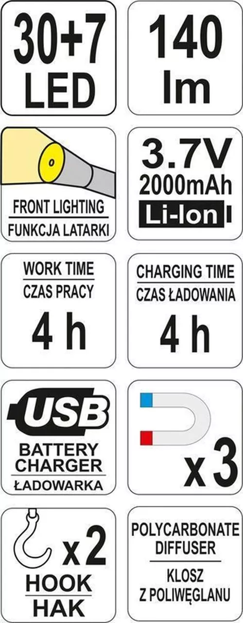 cumpără Iluminat construcţii Yato YT08507 în Chișinău 