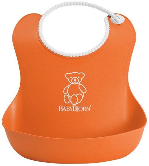 Bavetica moale BabyBjorn Soft Bib Orange 