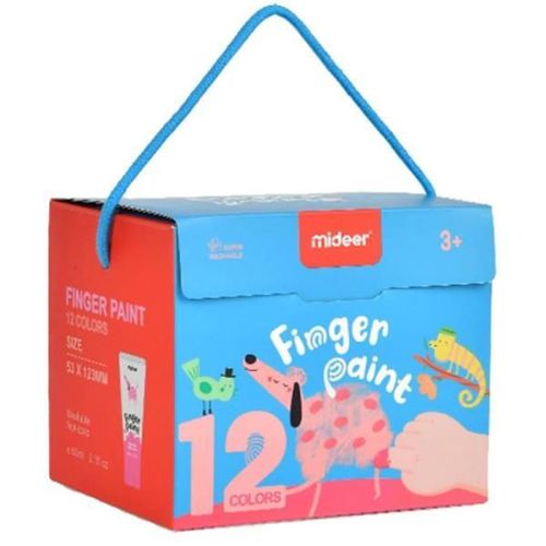 cumpără Set de creație Mideer MD4166 Set de Vopsea pentru Pictura cu Degetele, 12 Culori în Chișinău 