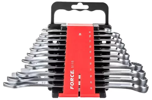 купить Набор ручных инструментов Force 5115 Set chei deschise 8,10,11,12,13,14,15,17,19,21,22 mm в Кишинёве 
