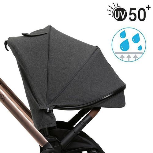 купить Детская коляска Chicco 8702645 Mysa, Black Satin, 0+ luni в Кишинёве 