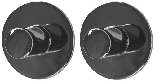 cumpără Cârlig baie Bisk 08581 Set cuere (2buc.) STYLE, gri în Chișinău 