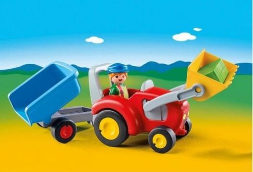 купить Конструктор Playmobil PM6964 Tractor with Trailer в Кишинёве 