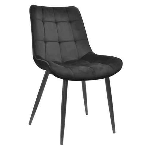 купить Стул Deco Hans Catifea Black в Кишинёве 