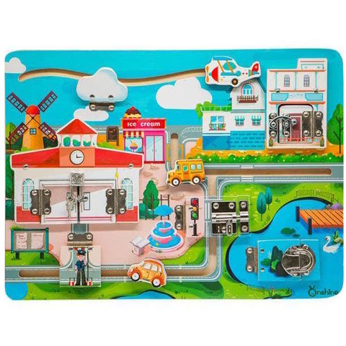 купить Головоломка New World TNWX-7499 Город Бизиборд, 184118 в Кишинёве 