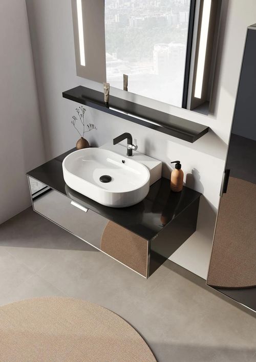 cumpără Dulap pentru lavoar Orka Yalikoy 90 Black în Chișinău 