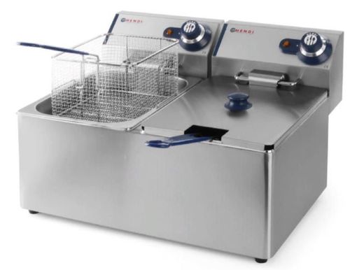 купить Фритюрница профессиональная Hendi Blue line 2x6 l (205853) в Кишинёве 