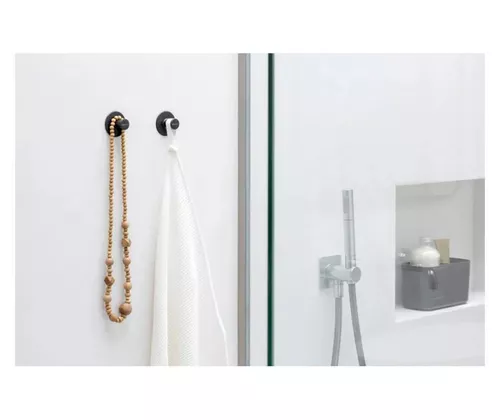 купить Вешалка для ванной Brabantia 1003485 Cueras pentru prosop, 2buc, gri inchis в Кишинёве 