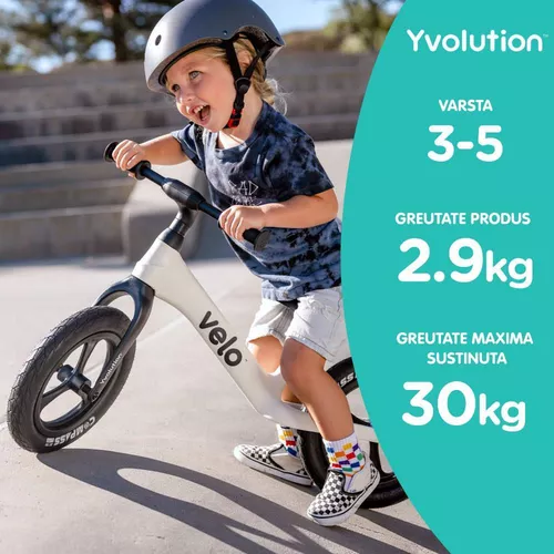 cumpără Bicicletă Yvolution Y Velo Pro White bicicleta echilibru (YV-YT30W2) în Chișinău 