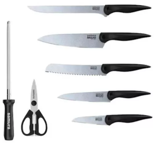 cumpără Set cuțite Samura MOJO set 6 cutite, 1 foarfeca, 1 musat, 1 suport (SMJ-0280B) în Chișinău 