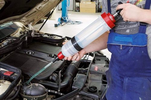 купить Насос для ГСМ Vigor V4201, шприц плунжерный градацией и адаптерами, 1500 мл в Кишинёве 