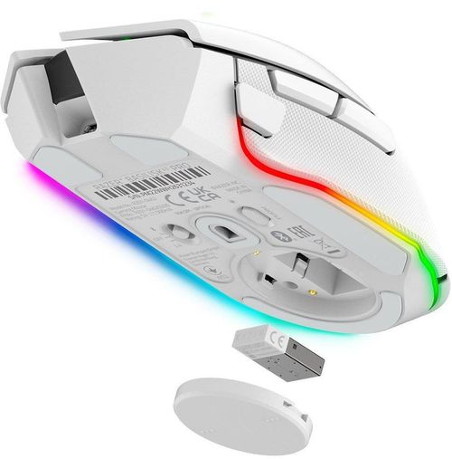 купить Мышь Razer RZ01-04620200-R3G1 Basilisk V3 Pro Wireless White Edition в Кишинёве 
