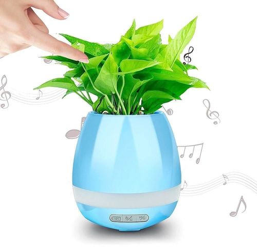 купить Колонка портативная Bluetooth Helmet Flowerpot Blue в Кишинёве 