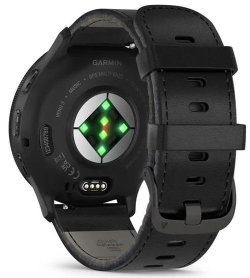 купить Смарт часы Garmin Venu 3 Black/Slate Leather (010-02784-52) в Кишинёве 