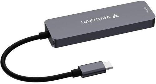cumpără Adaptor IT Verbatim VER_32155 USB-C Essentials Multiport Hub, 4 ports în Chișinău 