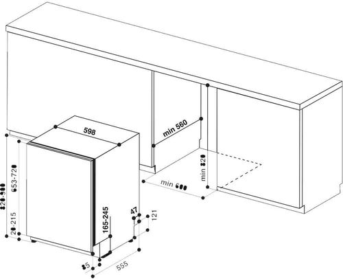 cumpără Mașină de spălat vase încorporabilă Whirlpool WI7020P în Chișinău 