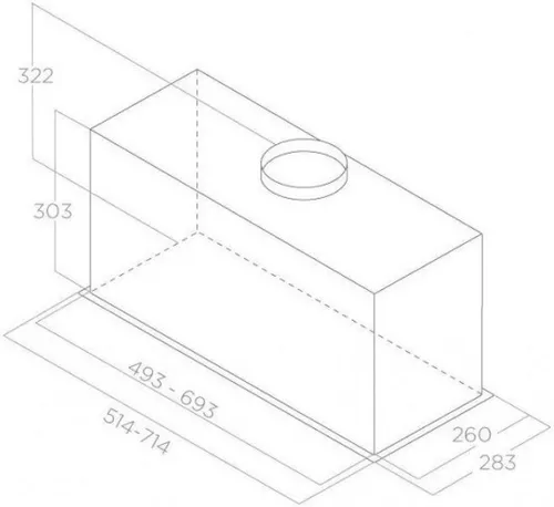 купить Вытяжка Elica LANE BL MAT/A/72 (PRF0165834) в Кишинёве 