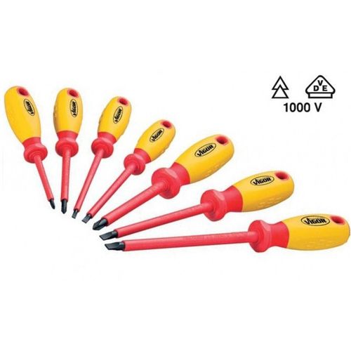 cumpără Șurubelniță Vigor V2027, диэлектрические VDE, 7 штук în Chișinău 