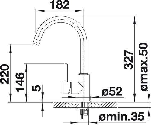 cumpără Bateria bucătărie Blanco Mida (517742) în Chișinău 