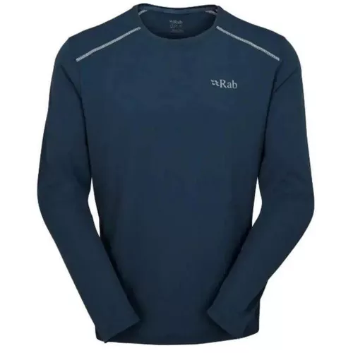 cumpără Îmbrăcăminte sport Rab Tricou barbati Force LS Tee Tempest Blue M (QBL-07-TMB-MED) în Chișinău 