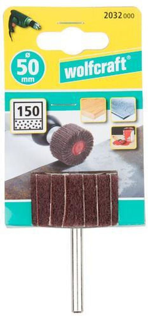 cumpără Set de tubulare, bite, duze Wolfcraft Mop abraziv din pasla gr.150 50x25mm 2032000 în Chișinău 