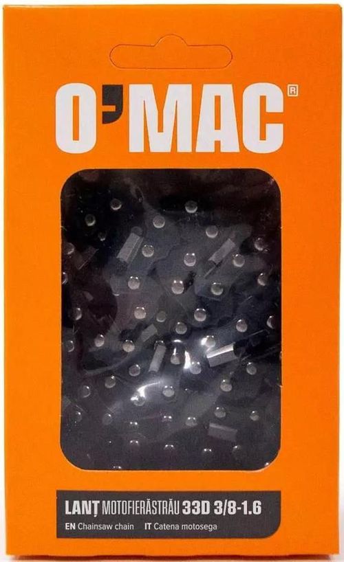 cumpără Accesoriu pentru fierăstrăie O'MAC Lanț pentru ferăstrău cu lanț 33D 3/8-1.6 în Chișinău 